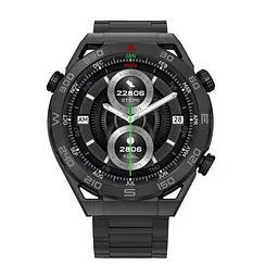 Чоловічий наручний розумний годинник Smart Ulpamate з GPS (Black) - мініатюра 2