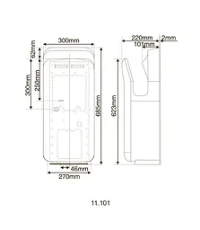 Сушарка для рук Hotec 11.101 ABS White - мініатюра 5