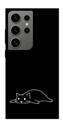 TPU чохол Demsky Lazy cat для Samsung Galaxy S24 Ultra