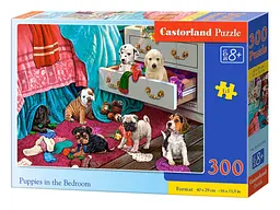 Пазли Castorland Цуценята в спальні, 300 елементів, B-030392