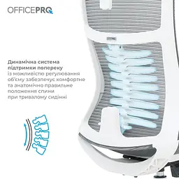 Офісне крісло OfficePro Balance OC620-W-DG-DG (OC620-W-DG-DG) - мініатюра 9