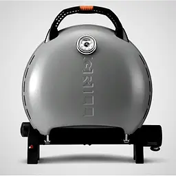 Портативний газовий гриль O-Grill 600T переносний, срібло + шланг у подарунок! - мініатюра 3