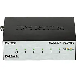 Комутатор DGS-1005D 5xGE, Некерований D-Link teh0018278