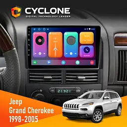Штатна магнітола Jeep Grand Cherokee 1998-2005 Cyclone C9-001 2x32 CPL Cyclone (НФ-00004339)