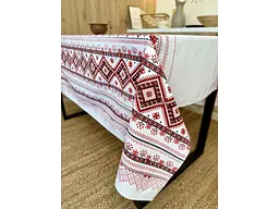 Скатертина ПЛАТКИ-ОПТ 150*180 бавовняна "Коровай" - мініатюра 4