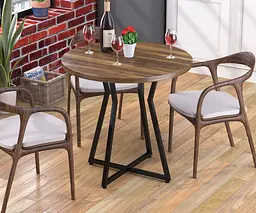 Круглий стіл Кейтлін Loft Design (Горіх Модена)