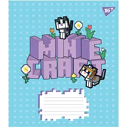Набір зошитів Yes Minecraft Flowers A5 в клітинку 24 аркуші 20 шт. (767588) - мініатюра 6