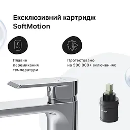 Змішувач для умивальника AM.PM Flash високий хром F9H92000 - мініатюра 5