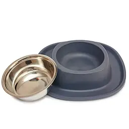 Миска з м'яким килимком Georplast Soft Touch, 28x28x5,5 см, в асортименті - мініатюра 2