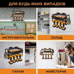 Органайзер стелаж для інструментів настінний MZY-858 - мініатюра 3