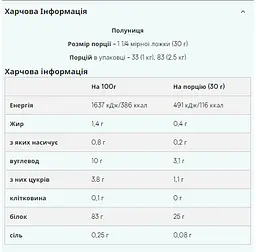 Казеїн Повільного Засвоєння Slow-Release Casein - 2500г Полуниця - мініатюра 2