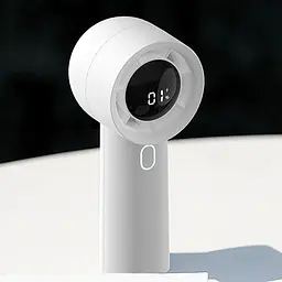 Портативний вентилятор Xiaomi Miwaing Handheld Fan LED (HX130) White - мініатюра 2