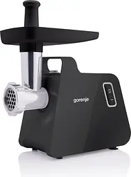 Gorenje М'ясорубка, 1700Вт, 2,3кг/хв, 2 решітки, пластик/метал, чорний