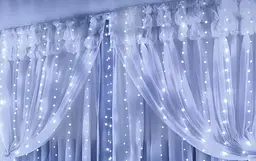 Гірлянда Chomik Штора 150LED холодний білий 3 x 1.5 м (LED8493) - мініатюра 2