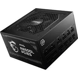 Блок живлення MSI MAG A850GL PCIE5 Black (306-7ZP8A11-CE0) [109821] - мініатюра 3