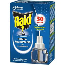 Рідина для фумігатора Raid Проти комарів 30 ночей (5000204343694) - мініатюра 2