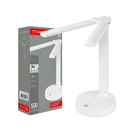 Лампа настільна TLTF-015W, White, 500 лм, 10 Вт Titanum teh0027925