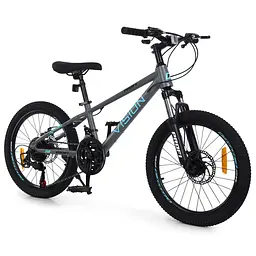 Велосипед PROFI VISION 20 д. VS-2003 алюм.рама 11",SKD85%,SAIGUAN 21SP,сірий