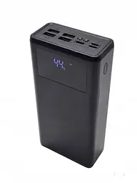 Зовнішній акумулятор Power bank XO PR124 40000 mAh із швидкою зарядкою та ліхтариком чорний - мініатюра 8