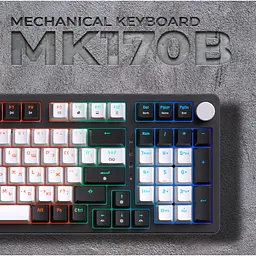 Клавіатура GamePro Red з Hot-Swap RGB Black дротова механічна (MK170B) - мініатюра 20