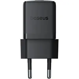 Мережевий зарядний пристрій Baseus Palm Fast Charger Type-C 30W + Cable Type-C to Type-C P10111605113-01 Black - мініатюра 3