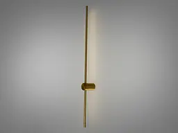 Бра лінійне LED Diasha 2042/1000 brass, 9W, 4100K, бронза, для коридору, спальні, офісу, кафе