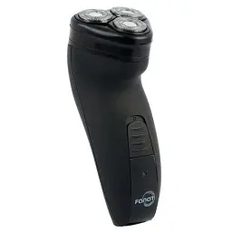 Електробритва Новий Харків НХ-8527 Fanat Black, 6W, роторна, сухе гоління, подвійні леза, повторение контуров лица, індикатор роботи/включення, тример для скронь - мініатюра 3