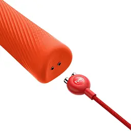 Вібромасажер Fun Factory VIM Vibrating Wand sunrise orange, суперпотужний та легкий, до 6 годин роботи - мініатюра 7