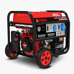 Бензиновый Генератор iPower A15000CE (8.0–9.0 кВт) Электростартер, AVR, Колёса