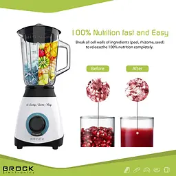 Блендер BROCK BL 1501 WH стаціонарний 500Вт - мініатюра 5