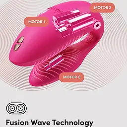 Вібратор We-Vibe Chorus Pro Electric Pink для пар зі смарт-управлінням - мініатюра 17