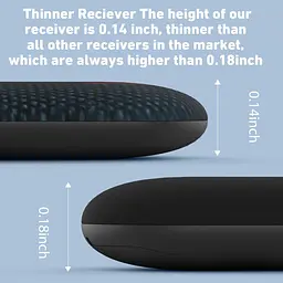 Локатори SIMJAR Basic Key Finder з більш тонкими приймачами та вдосконаленим тканинним пультом дистанційного керування, 80 дБ+ - мініатюра 2