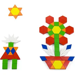 Мозаїка Viga Toys Дерев'яні картинки 250 елементів (50065) - мініатюра 5