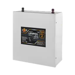 Акумулятор LP LiFePO4 51,2V - 50 Ah (2560Wh) (BMS 80A/40А) метал для ДБЖ - мініатюра 2