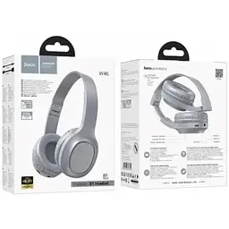 Бездротові навушники Bluetooth Hoco W46 накладні Light blue gray 6942007601719 - мініатюра 3