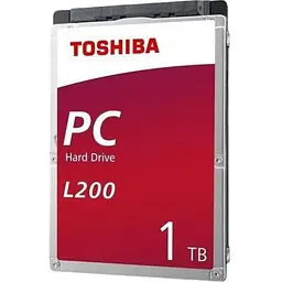 Жорсткий диск Toshiba L200 1 TB 3.5 дюйма (HDWL110UZSVA)