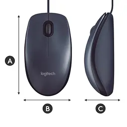 Мишка Logitech B100 Black (910-003357) - мініатюра 8