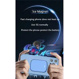 Зовнішній акумулятор JYD MagSafe wireless JYD-PB10 10000mAh бездротовий магнітний 15/20W блакитний - мініатюра 3