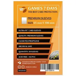 Протектор для карт Games 7 Days 65 х 100 мм, Magnum, 50 шт (PREMIUM) (GSD-026510)