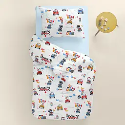 Дитяча постіль Cosas Teddy Driver без простирадла 110х140 см (TeddyDrivepColor_140_2) - мініатюра 2