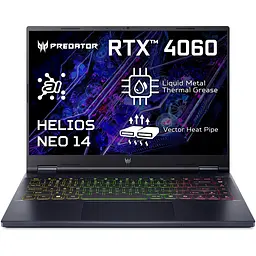 Ігровий ноутбук Acer Predator Helios Neo 14 PHN14-51-71KY Ultra 7 155H 4.80GHz, 16GB LPDDR5X, 1TB, RTX 4060 8GB - мініатюра 3