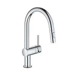 Змішувач для кучні Grohe Minta 31358002, Хром