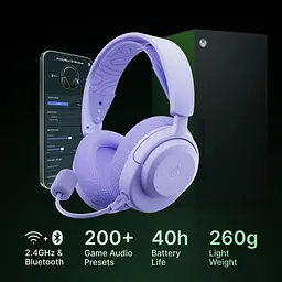 Ігрова гарнітура SteelSeries Arctis Nova 3X Wireless MultiPlatform/Xbox Lavender (61693) - мініатюра 5