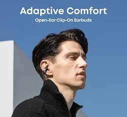 Навушники SoundСore AeroClip Black Anker teh0021273 - мініатюра 4
