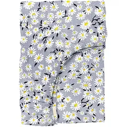 Простирадло Cosas на резинці 120х200 chamomile, сірий (Daisy_120x200x20)