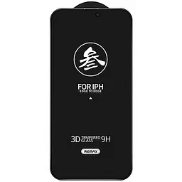 Захисне скло 3D Privacy (GL-27) для Apple iPhone 15 Pro (6.1") Чорний Remax teh0031674 - мініатюра 2