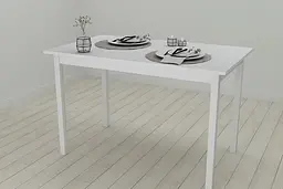 Стіл кухонний Ferrum-decor Маріо 75x120x60 Білий ДСП Білий 16мм (FRD-106197) - мініатюра 2