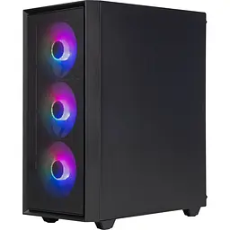 Корпус Prologix E107 Tempered Glass Black [146866] - мініатюра 2