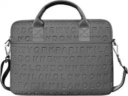Сумка для ноутбука Wiwu Cosmo Slim Case for MacBook 15.4" Grey [79315] - мініатюра 6
