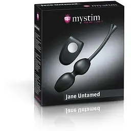 Вагінальні кульки для міостимуляції  Mystim Jane Untamed Vibe з вібрацією та пультом ДК - мініатюра 3